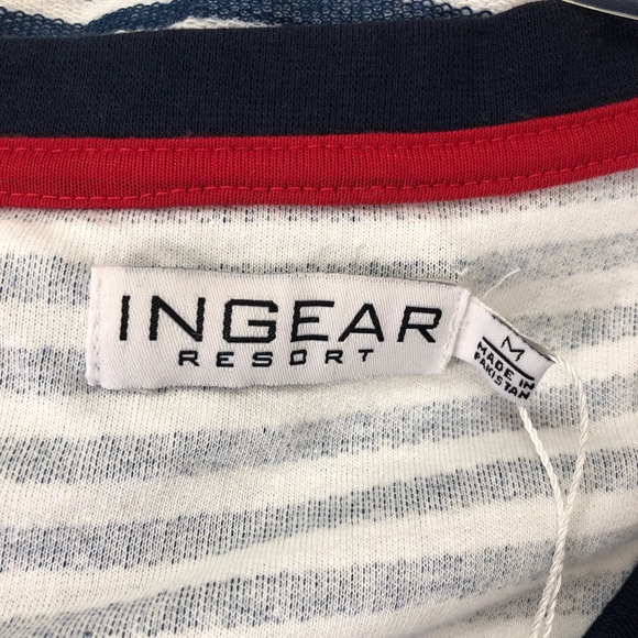 Ingear Resort Navy & White Dress Sz M - Picture 4 of 4